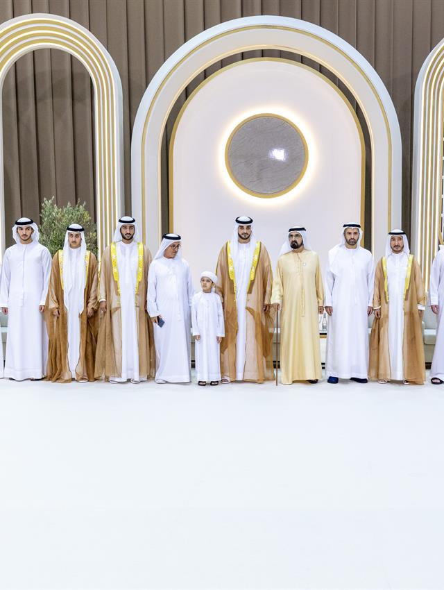  صاحب السمو الشيخ محمد بن راشد آل مكتوم -  - محمد بن راشد يحضر أفراح آل مكتوم