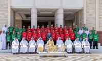 His Highness Sheikh Mohammed bin Rashid Al Maktoum-News-Mohammed bin Rashid receives Shabab Al Ahli Football Club following four-trophy season