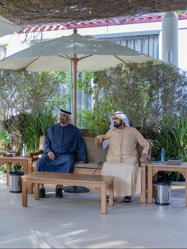His Highness Sheikh Mohammed bin Rashid Al Maktoum -  - Mohamed bin Zayed meets with Mohammed bin Rashid