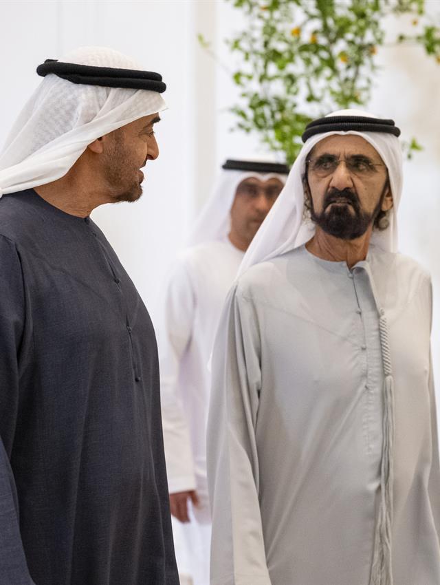 His Highness Sheikh Mohammed bin Rashid Al Maktoum -  - UAE President receives Mohammed bin Rashid