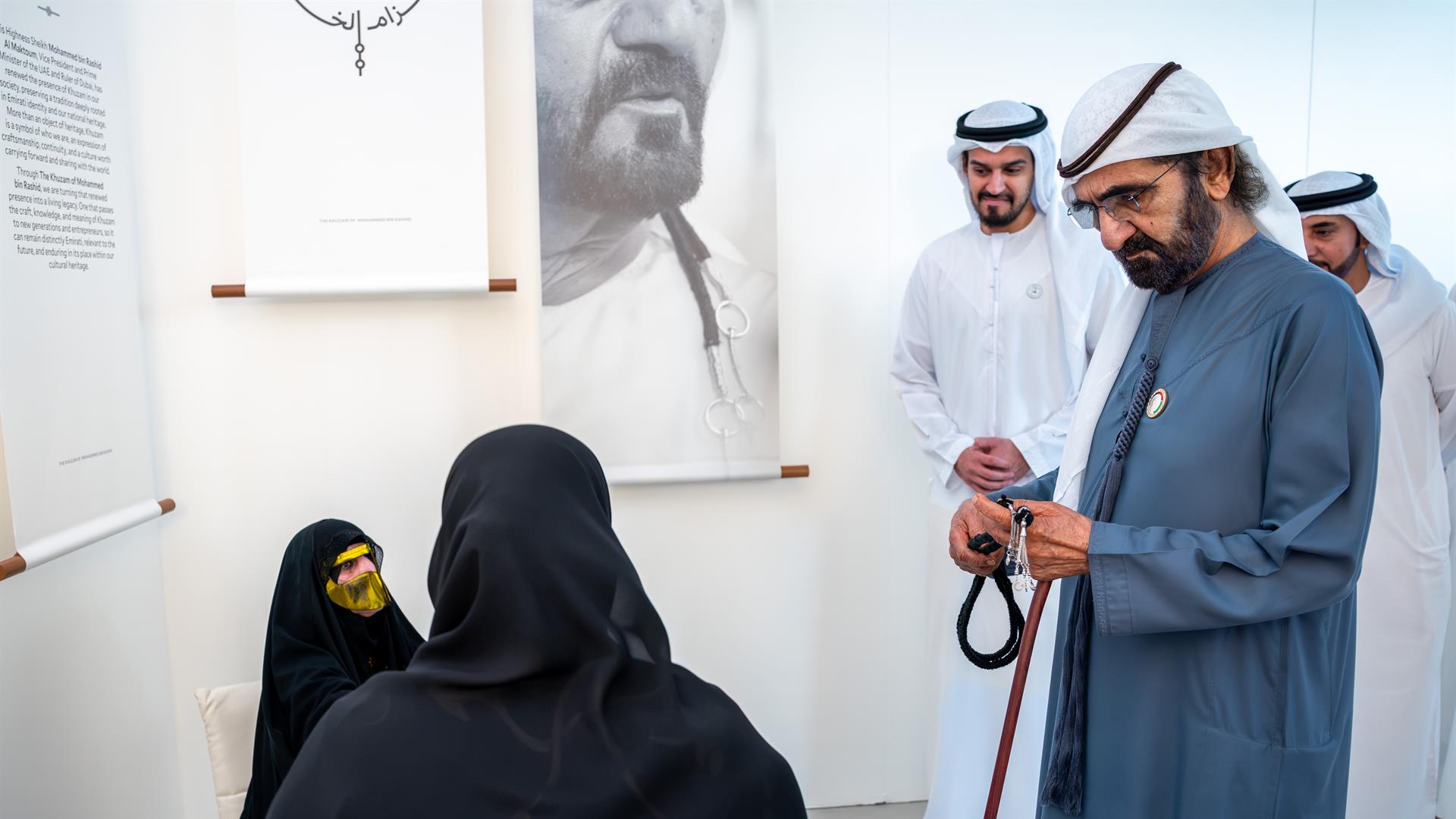 Mohammed bin Rashid explores research project on Al Khuzam