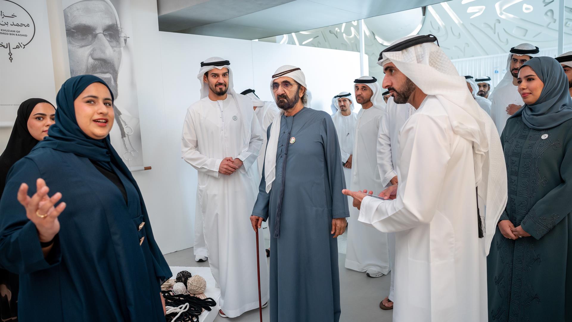 Mohammed bin Rashid explores research project on Al Khuzam