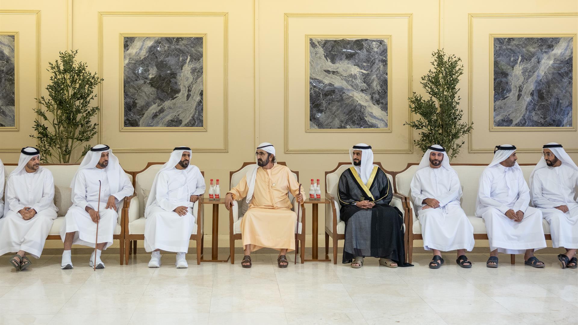 محمد بن راشد يحضر أفراح الفلاسي