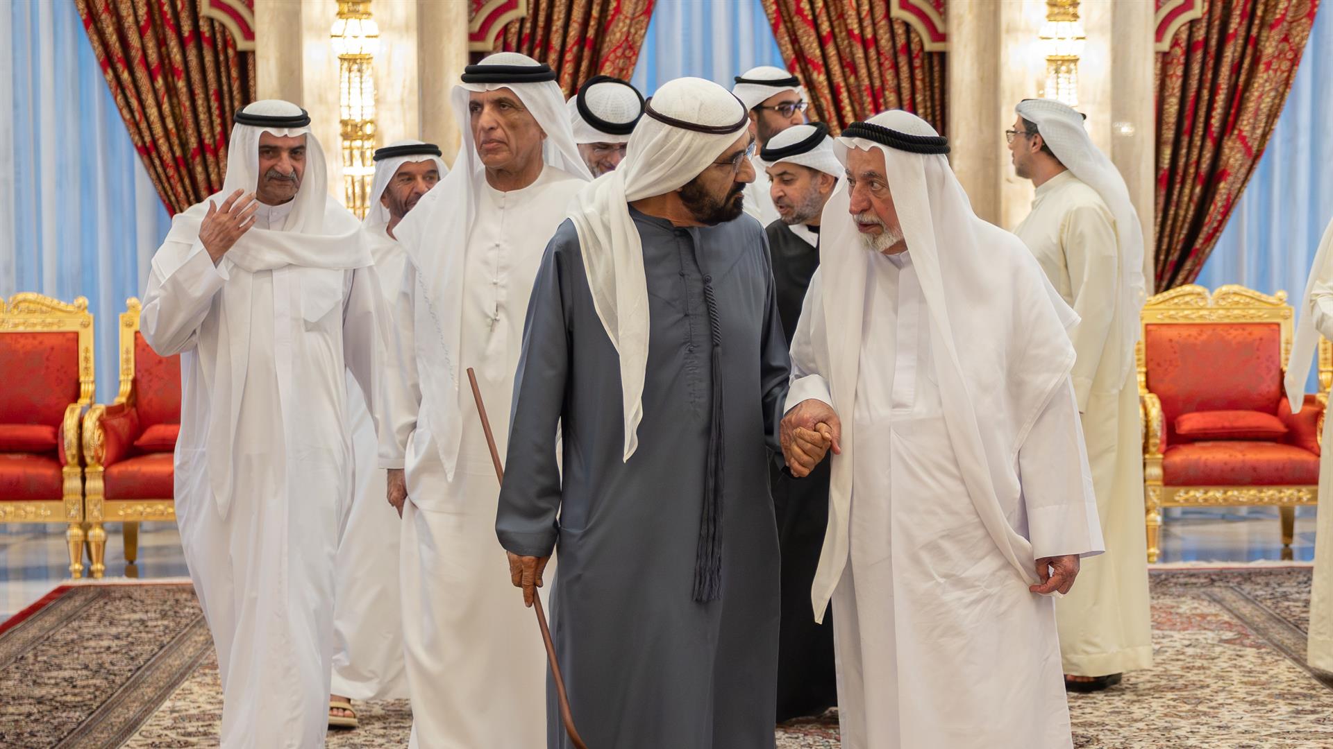 UAE President, Rulers of the Emirates, and Sheikhs offer condolences to Mohammed bin Rashid on passing of Ahmed bin Rashid