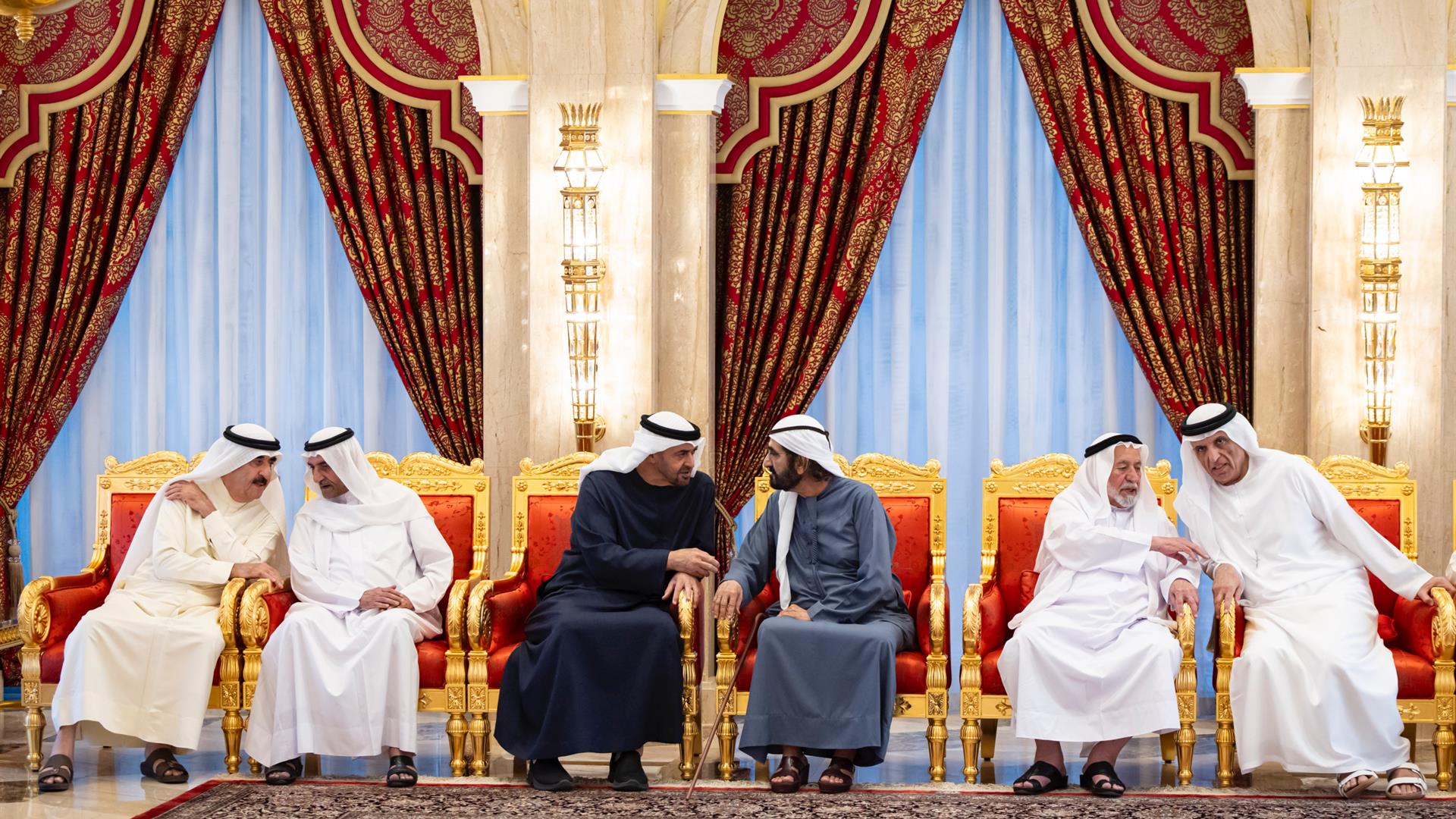 UAE President, Rulers of the Emirates, and Sheikhs offer condolences to Mohammed bin Rashid on passing of Ahmed bin Rashid