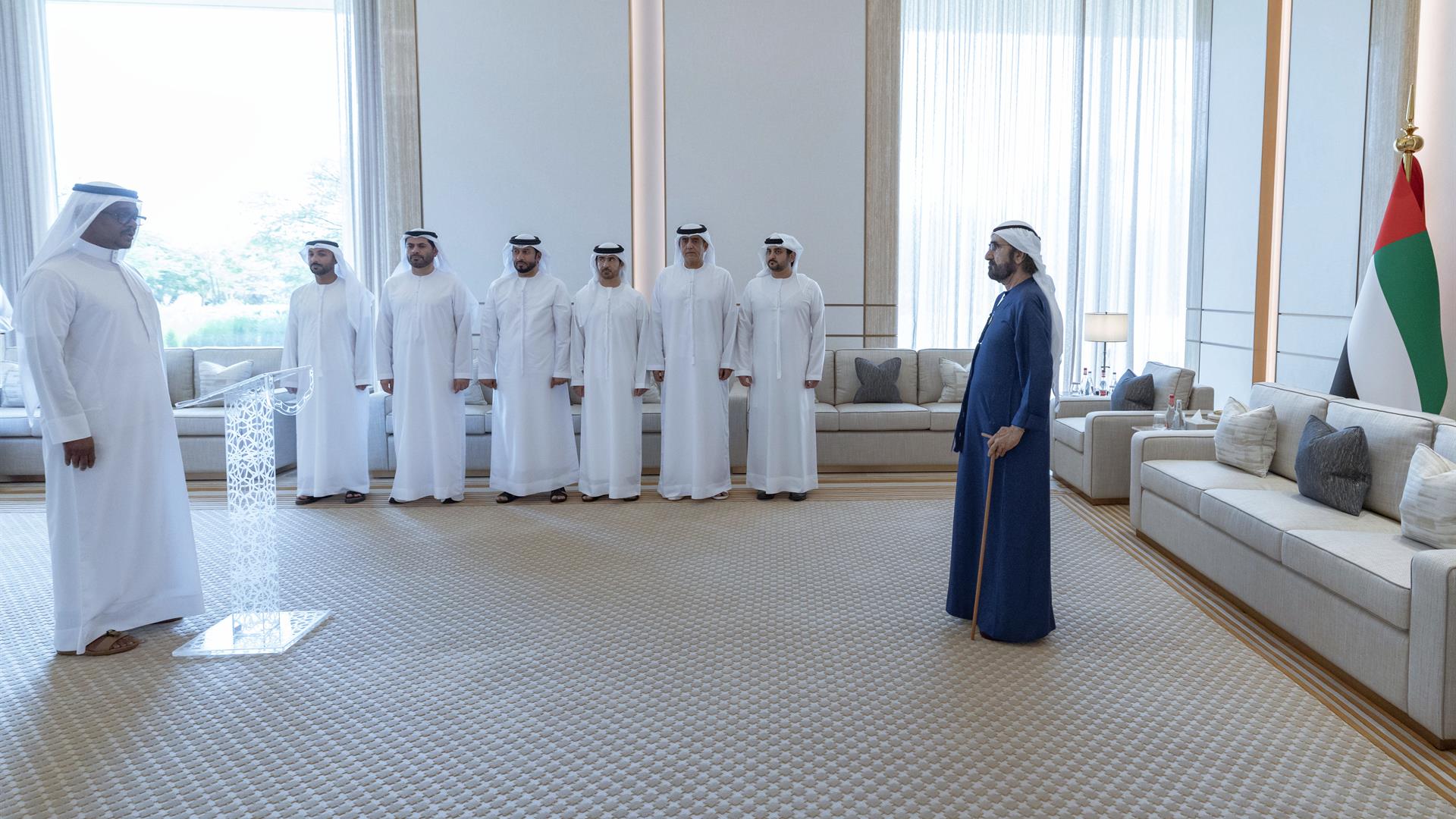 Mohammed bin Rashid presides over swearing-in ceremony of 15 new judicial inspectors in Dubai